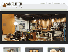 Tablet Screenshot of amplifiedhead.com